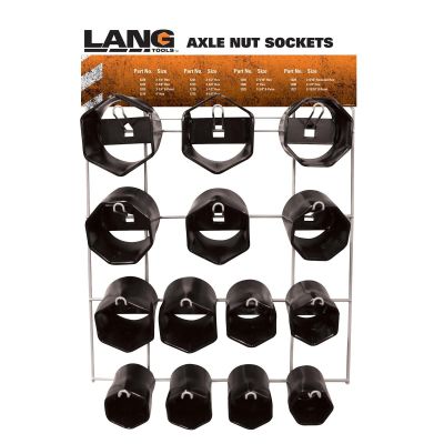 KAS1290 image(0) - Lang Tools (Kastar) 1290 - 14-Piece Axle Nut Display