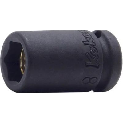 KKN12400MG-4 image(0) - Ko-ken USA 12400MG-4 1/4 Square Drive Socket 4 mm 6 Point Length 23 mm Magnet