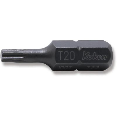 KKN100T-32-T20 image(0) - Ko-ken USA 100T.32-T20 5/16 Hex Drive TORX T20 Bit - Length 32 mm
