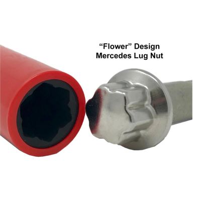 CTA4218 image(0) - CTA Manufacturing Mercedes Flower Design Lug Bolt Socket