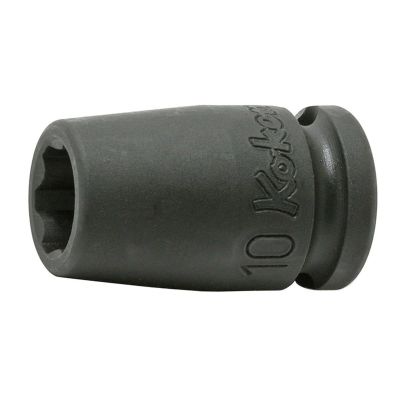 KKN13410M-14 image(0) - Ko-ken USA 13410M-14 3/8 Sq. Dr. Socket 14mm Surface Length 32mm
