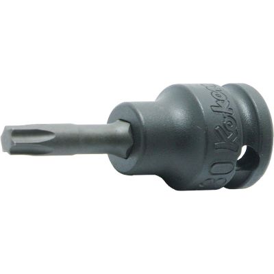 KKN13025-50-T55 image(0) - Ko-ken USA 13025.50-T55 3/8 Sq. Dr. TORX T55 Bit Socket - Length 50mm