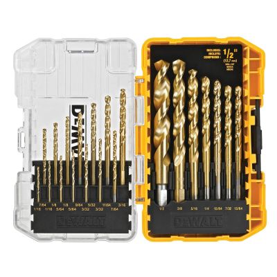 DWTDW1342 image(0) - DEWALT Titanium Drill Bit Set, 21-Piece
