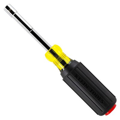 KLE65413MAGM image(0) - Klein Tools Metric Magnetic Color-Coded Nut Driver, Heavy-Duty Hollow-Shaft, 13mm