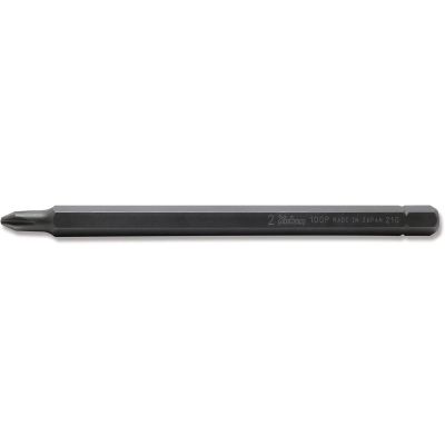 KKN100P-125-2 image(0) - Ko-ken USA 100P.125-2 5/16 Hex Drive Bit PH2 Length 125 mm