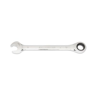 KDT85517 image(0) - GEARWRENCH 17mm 72-Tooth 12 Point Open End Ratcheting Combination Wrench