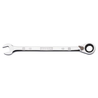 DWTDWMT19589B image(0) - DEWALT Reverse Ratcheting Combination Wrench 10 Mm