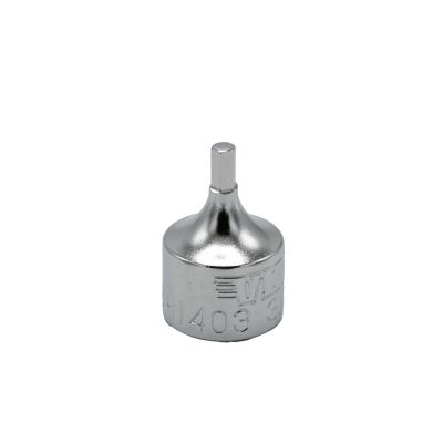 VIMSHI403 image(0) - VIM Tools 3/32 Inch Hex One Piece Drive Bit, 1/4 Inch Square Drive