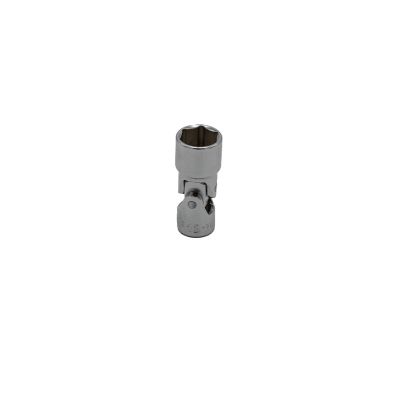 VIMVUM412 image(0) - VIM Tools 12M Universal Joint Shallow Chrome Socket, 1/4 Inch Drive