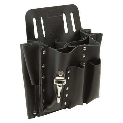 KLE5167 image(0) - Klein Tools Leather Tool Pouch, 11-Pocket