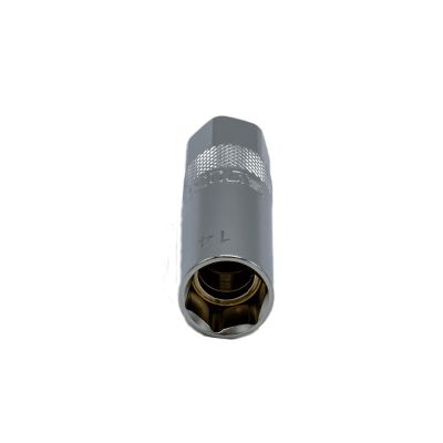 VIMMSPM14M image(0) - VIM Tools 14 mm Magnetic Spark Plug Socket - 3/8 Inch Drive