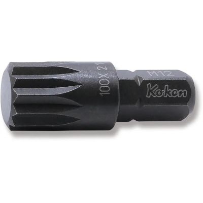 KKN100X-32-M12 image(0) - Ko-ken USA 100X.32-M12 5/16 Hex Drive Bit XZN M12 Length 32 mm