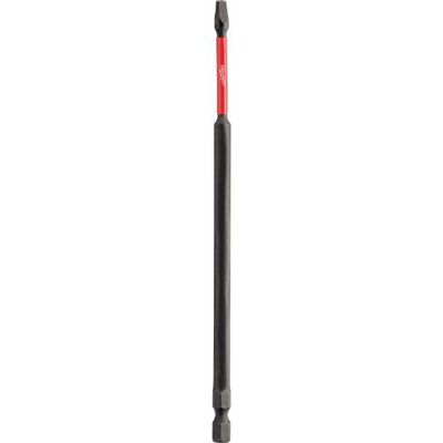 MLW48-32-4855 image(0) - Milwaukee Tool SHOCKWAVE 6&rdquo; Impact Square Recess #2 Power Bit (5pk)
