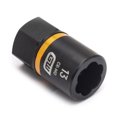 KDT84766 image(0) - GEARWRENCH 3/8 Inch Drive Bolt Biter Impact Extraction Socket 13mm