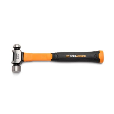 KDTGWHFGBP16 image(0) - GEARWRENCH 16 oz. Ball Pein Hammer with Fiberglass Handle