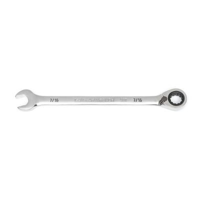 KDT86644 image(0) - GEARWRENCH 7/16 Inch 90-Tooth 12 Point Reversible Ratcheting Wrench