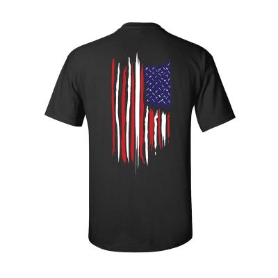 VIMAFSSBK-XXXL image(0) - VIM Tools VIM AMERICAN FLAG STARS & STRIPES T SHIRT (BLACK) - XXXL
