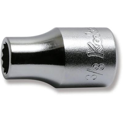 KKN4405A-3-8 image(0) - Ko-ken USA 4405A-3/8 1/2 Square Drive Socket 3/8 12 Point Length 37 mm