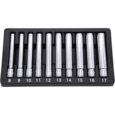 AST4110 image(0) - Astro Pneumatic 10pc 3/8" Drive Extra Deep Metric Socket Set