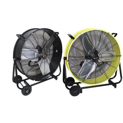 KTI77741-2PK image(0) - K Tool International 2 PACK Drum Fan 24 Inch Direct Drive Industrial Tilting