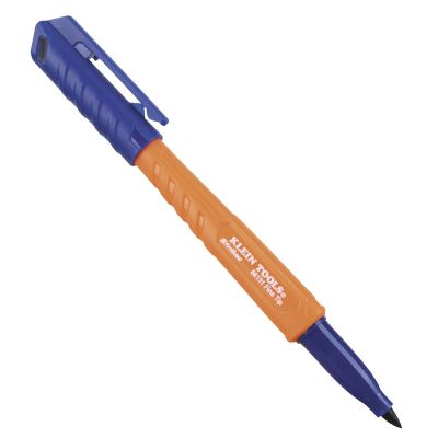 KLE861023 image(0) - Klein Tools Skribes&trade; Chisel Tip Permanent Markers, Black, 3-Pack