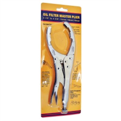 VIMV250 image(0) - VIM Tools Locking Adjustable Oil Filter Pliers, 2.125 Inch To 4.25