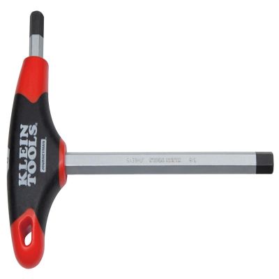 KLEJTH6E06 image(0) - Klein Tools 3/32-Inch Hex Key, Journeyman&trade; T-Handle, 6-Inch