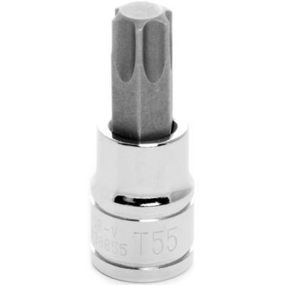 WLMW38855 image(0) - Wilmar Corp. / Performance Tool 3/8" Drive T55 Star Bit Socket