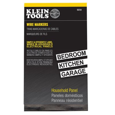 KLE56252 image(0) - Klein Tools Wire Marker Book, 277/480V 3 Phase 1-48