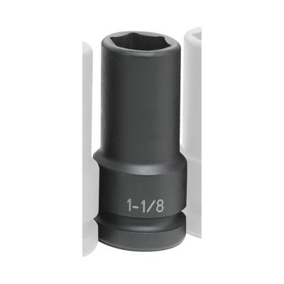GRE4036DT image(0) - Grey Pneumatic 1" Drive x 1-1/8" Extra-Deep Thin-Wall Socket