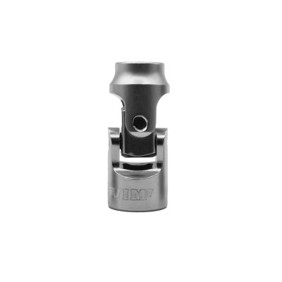 VIMVUMS410 image(0) - VIM TOOLS 10M Stubby Universal Joint Shallow Chrome Socket - 1/4 Inch Drive
