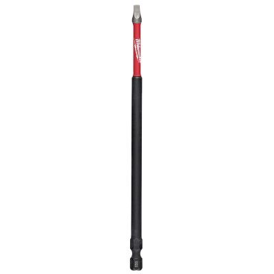 MLW48-32-4816 image(0) - Milwaukee Tool SHOCKWAVE 6&rdquo; Impact Square Recess #3 Power Bits (Bulk 10)