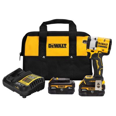 DWTDCF921GP2 image(0) - DeWalt ATOMIC 20V MAX* 1/2 in Cordless Compact Impact Wrench with Hog Ring Anvil Kit
