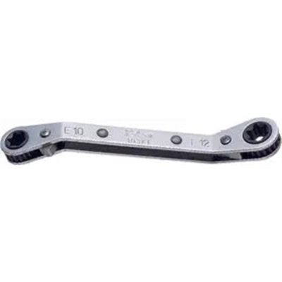 KKN102KT-E6XE8 image(0) - Ko-ken USA 102KT-E6XE8 Reversible Ratcheting Ring Wrench TORX E6xE8 - Length 108 mm