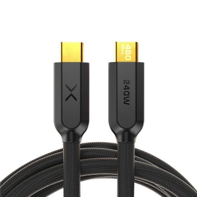NOCXC3B image(0) - NOCO Company XGrid XC3: 240W USB-C to USB-C Cable with E-Marker Chip - 10-Foot -Black