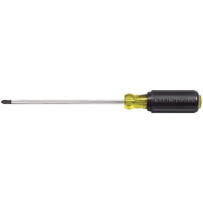 KLE603-7 image(0) - Klein Tools Screwdriver cushion-grip Round-Shank Phillips #2 7"x11-5/16"