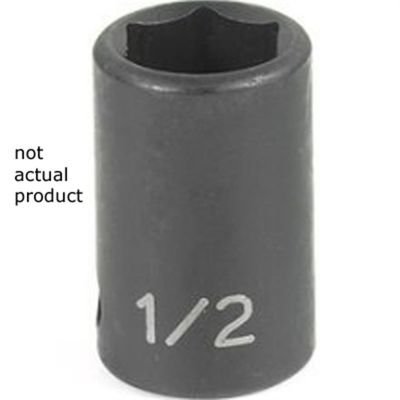GRE1022M image(0) - Grey Pneumatic 3/8" Drive x 22mm Standard Socket