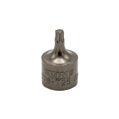VIMHCT6-T25 image(0) - VIM Tools T25 Half Cut TORX, One Piece Impact Driver, 3/8 Inch Square Drive