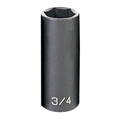 GRE1024D image(0) - Grey Pneumatic 3/8" Drive x 3/4" Deep Socket