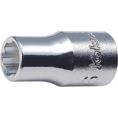KKN2410M-11 image(0) - Ko-ken USA 2410M-11 1/4 Square Drive Socket 11 mm Surface Length 22 mm