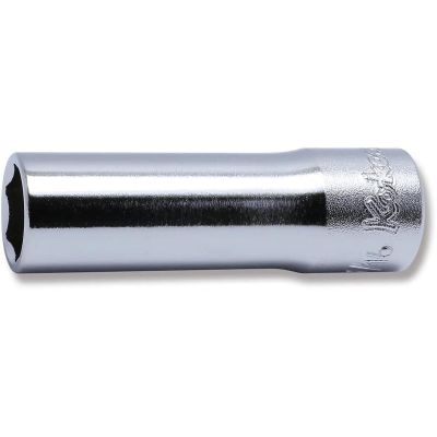 KKN3300A-7-16 image(0) - Ko-ken USA 3300A-7/16 3/8 Square Drive Socket 7/16 6 Point Length 55 mm