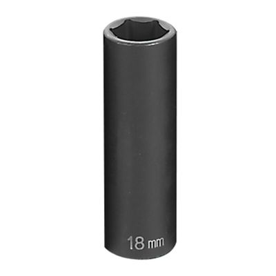 GRE2018MD image(0) - Grey Pneumatic 1/2" Drive x 18mm Deep Socket