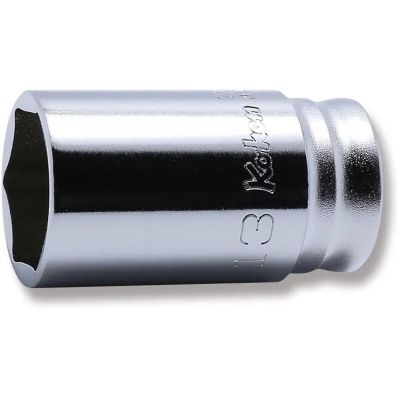 KKN2300XZ-13 image(0) - Ko-ken USA 2300XZ-13 1/4 Square Drive Socket 13 mm 6 Point Length 30 mm Z-series