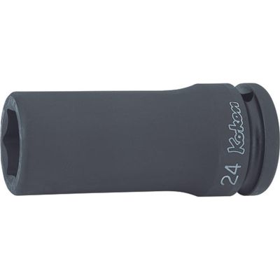KKN16300M-25 image(0) - Ko-ken USA 16300M-25 3/4 Sq. Dr. Socket 25mm 6 point Length 100mm