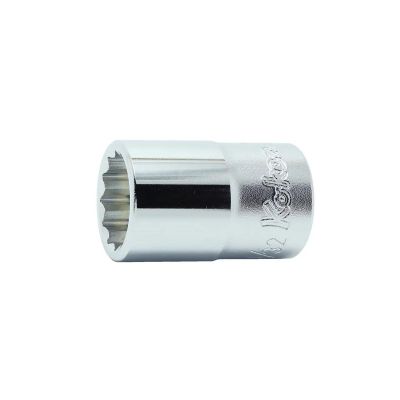 KKN4405A-19-32 image(0) - Ko-ken USA 4405A-19/32 1/2 Square Drive Socket 19/32 12 Point Length 37 mm