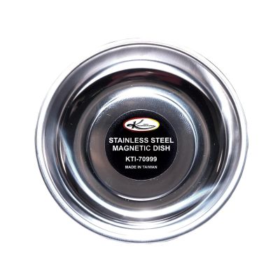 KTI70999 image(0) - K Tool International Magnetic Dish Parts Tray 5-3/4 Inches Stainless Steel