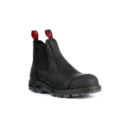 RDBUSBBKSC8 image(0) - Redback Boots USA Easy Escape HD 6-Inch Slip-On Steel Toe Scuff Cap 9US (8UK)