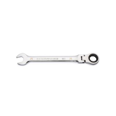 KDT86725 image(0) - GEARWRENCH 25mm 90-Tooth 12 Point Flex Head Ratcheting Combination Wrench