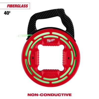 MLW48-22-4184 image(0) - Milwaukee Tool 40 Feet Glow Fish Tape