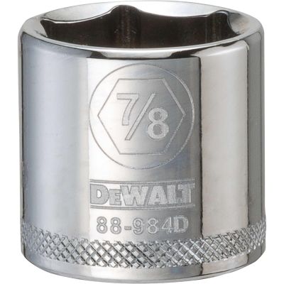 DWTDWMT88984OSP image(0) - DEWALT 001Pc 38Dr Socket-06Pt-7/8